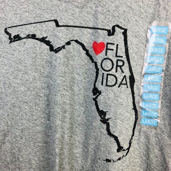 State of Mine Tops - State of Mine Florida Tshirt Womens Large